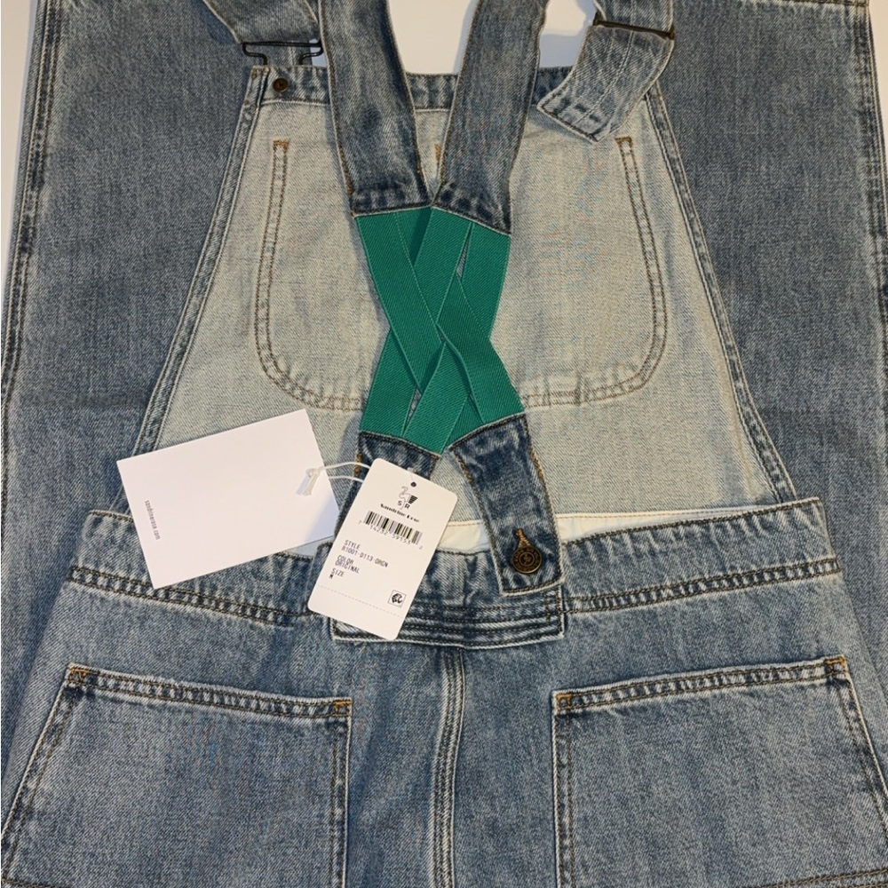 Sandrine Rose  Light Blue Denim Overalls - Picture 5 of 6